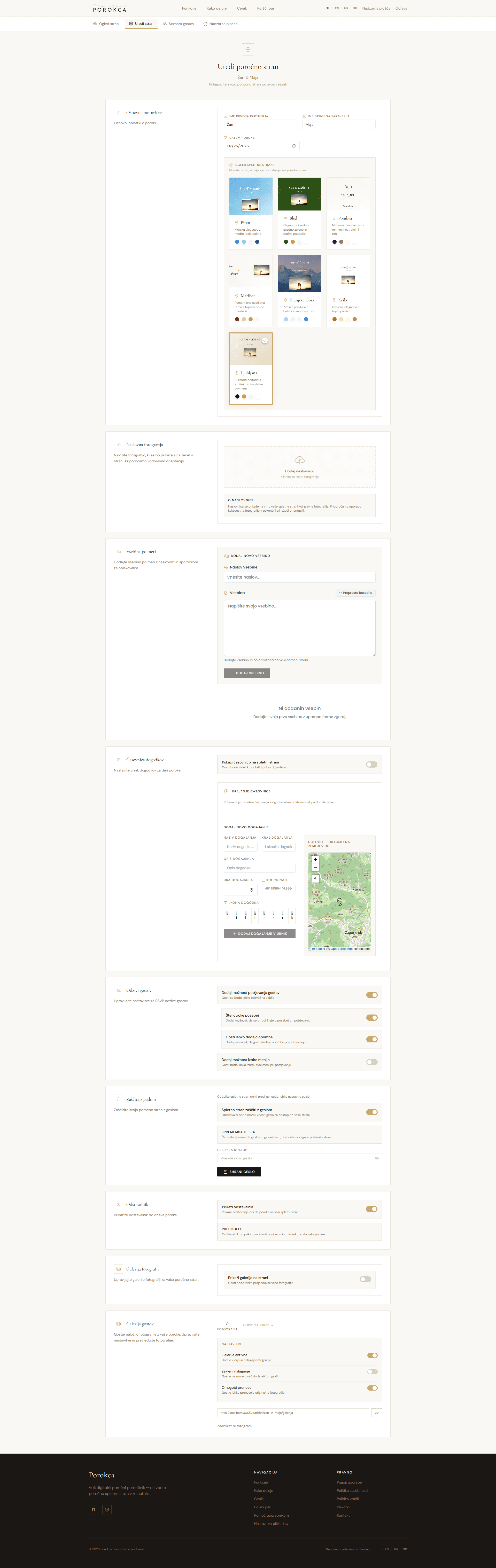 Porokca editor settings preview